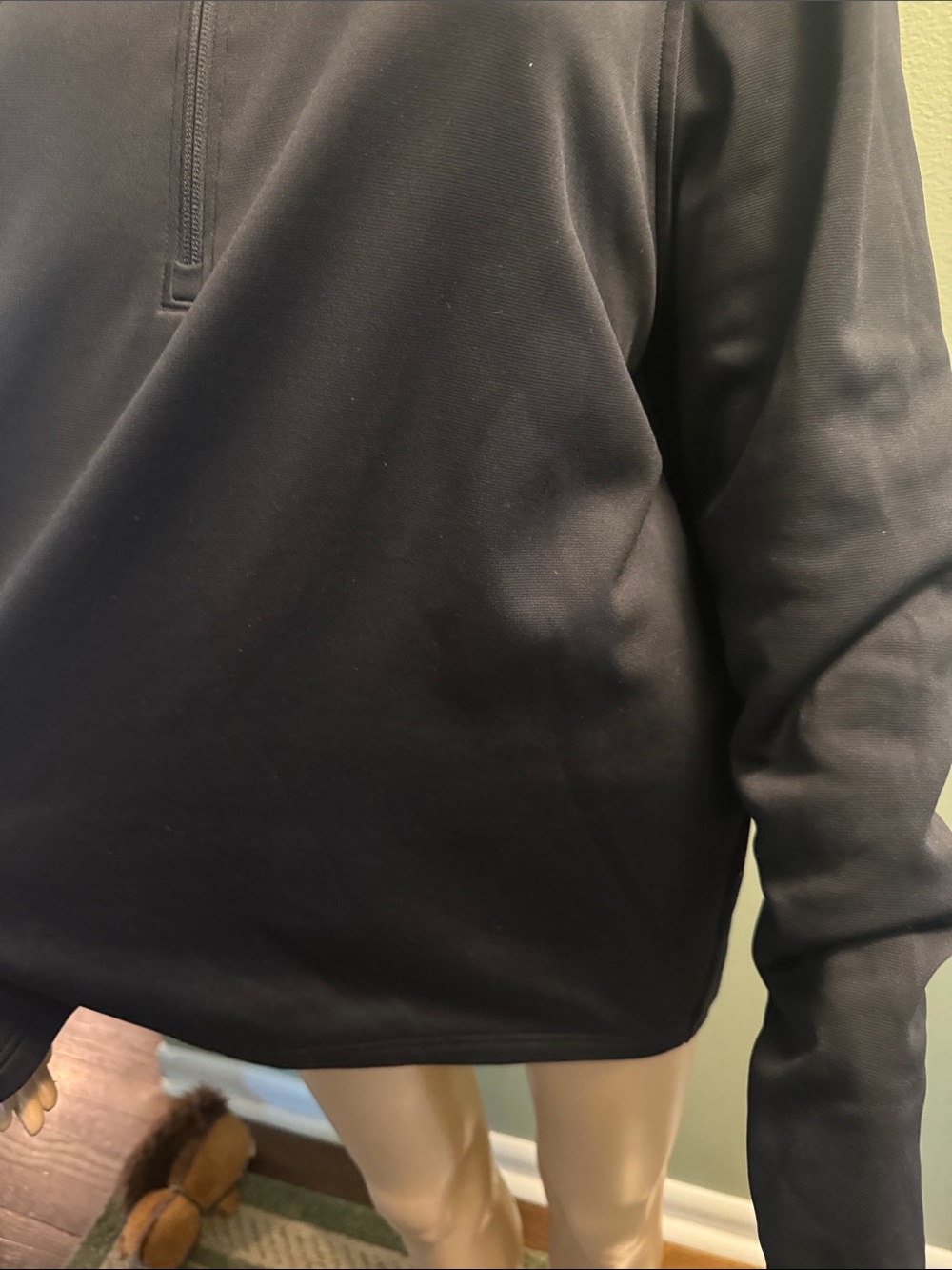 Under Armour Black Half-Zip Performance Pullover - Picture 4 of 5